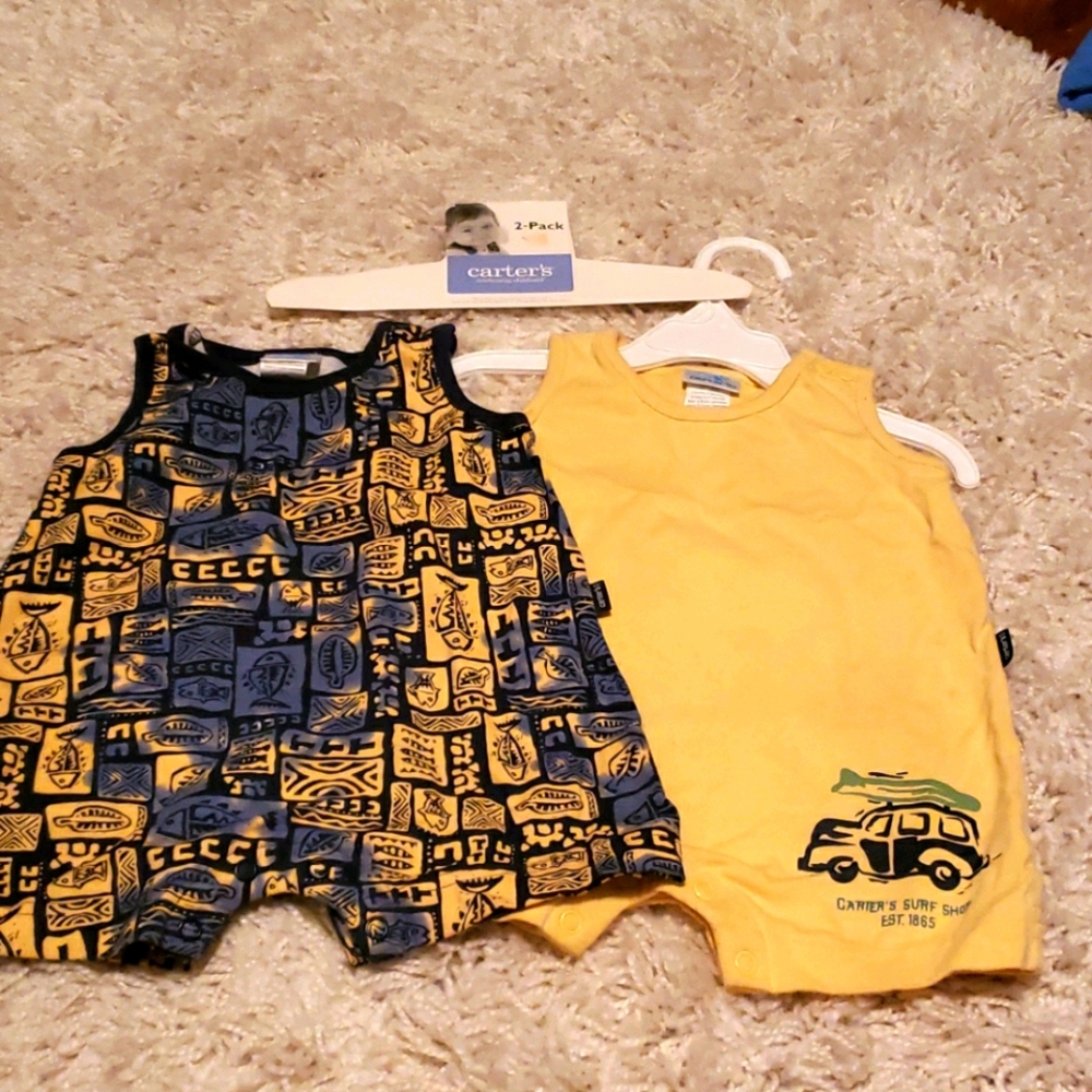 $5 Bundle Item.  TWO Carters onesies